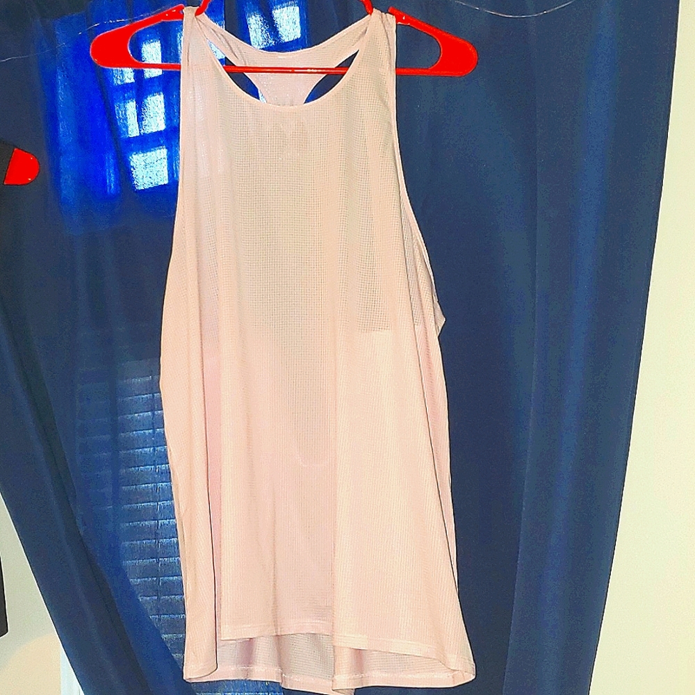 NWOT Fabletics pink workout tank top